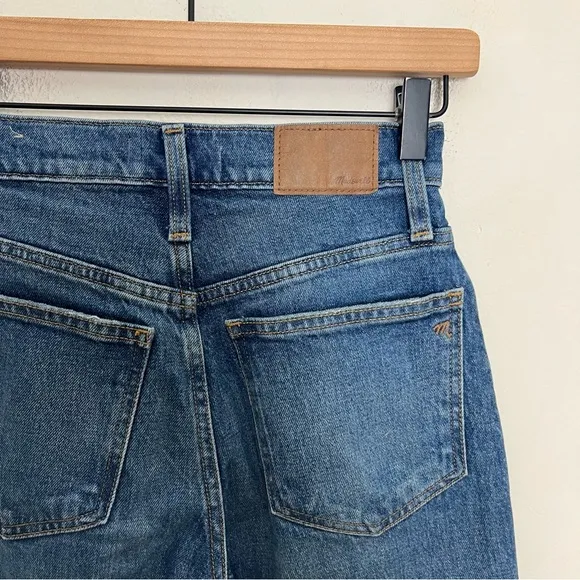 MADEWELL- Balloon Jeans in Ellisboro Wash Dark Denim 80s Classic