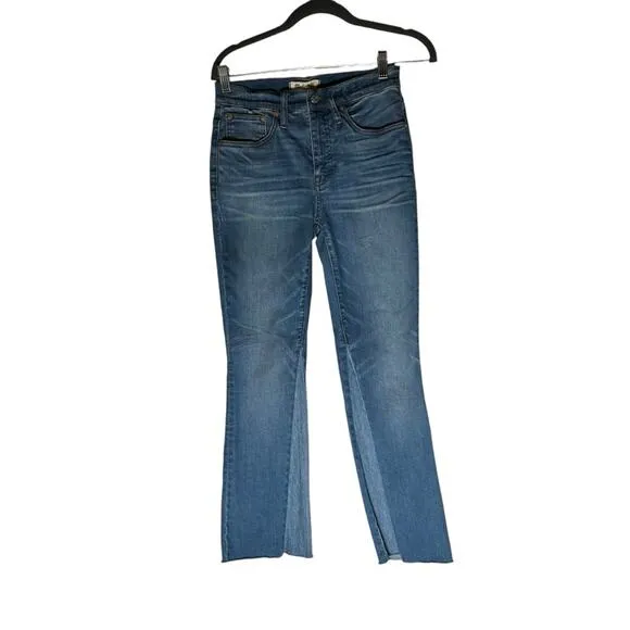 Madewell Cali Demi-Boot Jeans: Inset Edition Size 26
