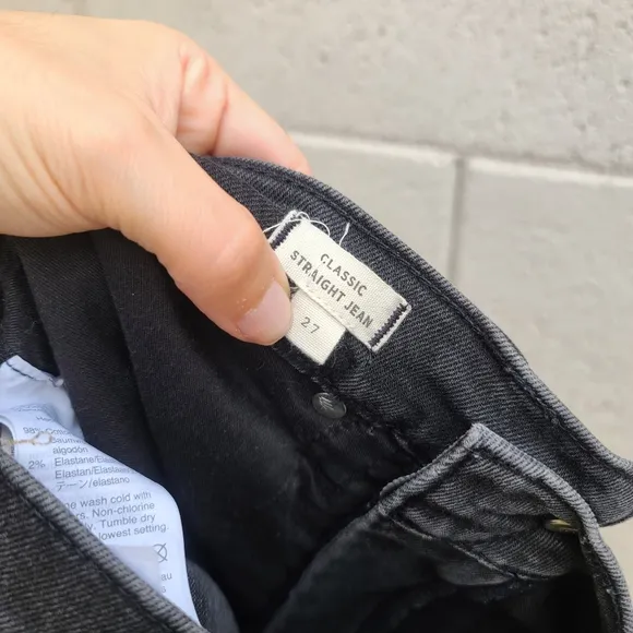Madewell | Classic Straight Cropped Jeans in Lunar Wash Size 27 Style J2054