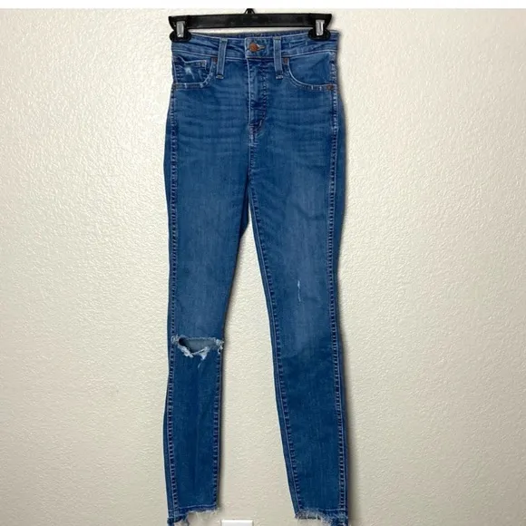 Madewell Curvy HighRise Skinny Jeans Drop Step-Hem
