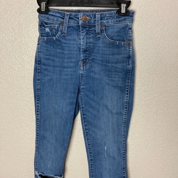 Madewell Curvy HighRise Skinny Jeans Drop Step-Hem