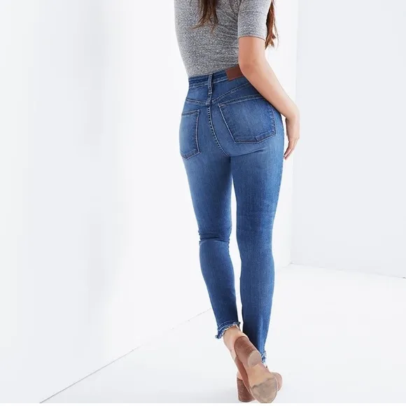 Madewell Curvy HighRise Skinny Jeans Drop Step-Hem