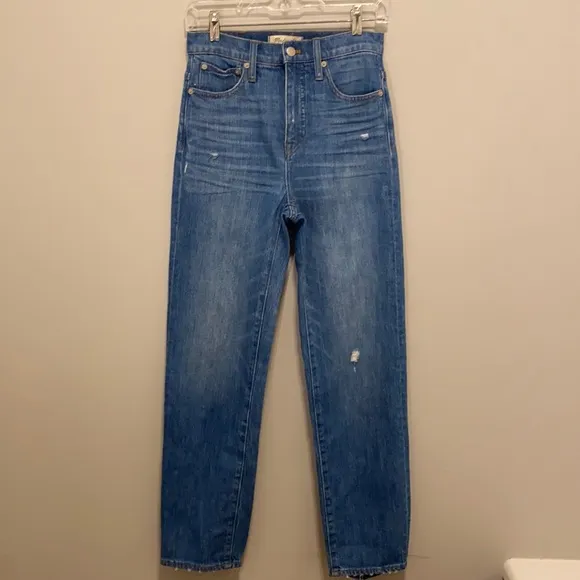 Madewell NWOT Tall Classic Straight Jeans in Novello Wash