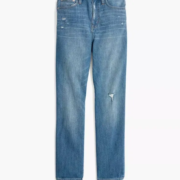 Madewell NWOT Tall Classic Straight Jeans in Novello Wash