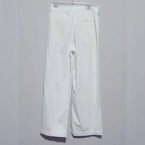 Madewell NWT Harlow Wide Leg Jean: Airy Denim Edition Size 28 in Tile White