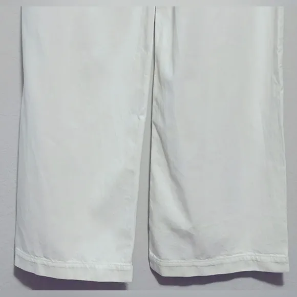 Madewell NWT Harlow Wide Leg Jean: Airy Denim Edition Size 28 in Tile White