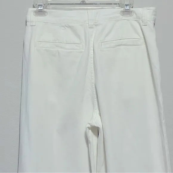 Madewell NWT Harlow Wide Leg Jean: Airy Denim Edition Size 28 in Tile White