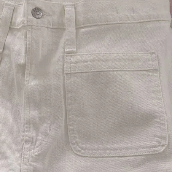 Madewell NWT Perfect Vintage Wide Leg Jeans Size 33 Patch Pocket Edition