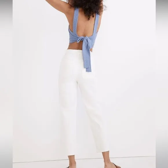 Madewell NWT Perfect Vintage Wide Leg Jeans Size 33 Patch Pocket Edition