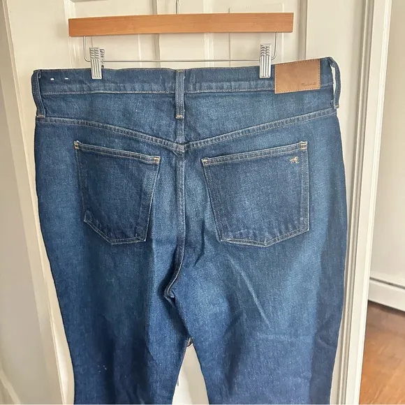 Madewell NWT The Plus Perfect Vintage Flare Jean in Beaucourt Wash NEW 33 Jeans