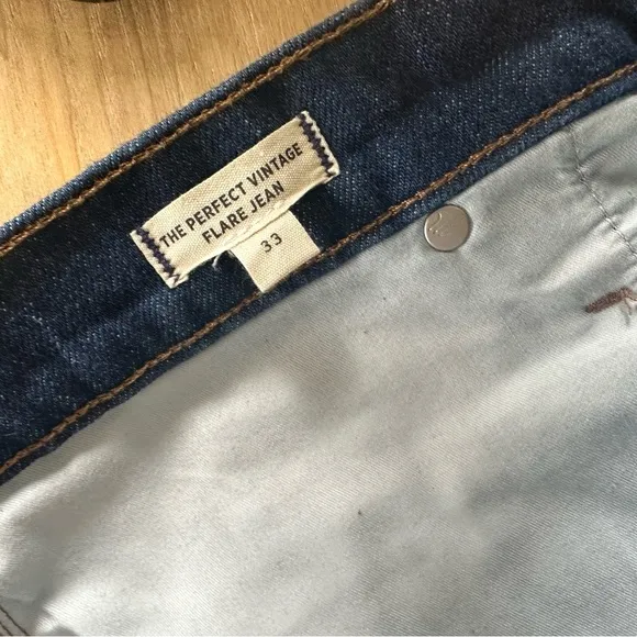 Madewell NWT The Plus Perfect Vintage Flare Jean in Beaucourt Wash NEW 33 Jeans