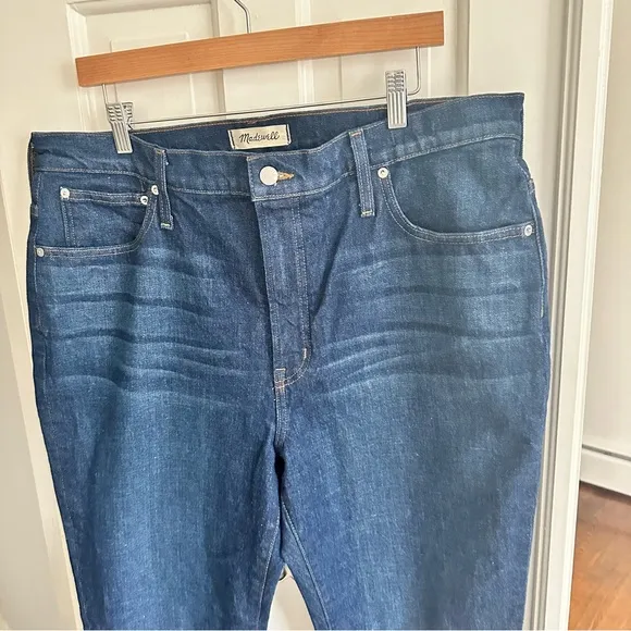 Madewell NWT The Plus Perfect Vintage Flare Jean in Beaucourt Wash NEW 33 Jeans