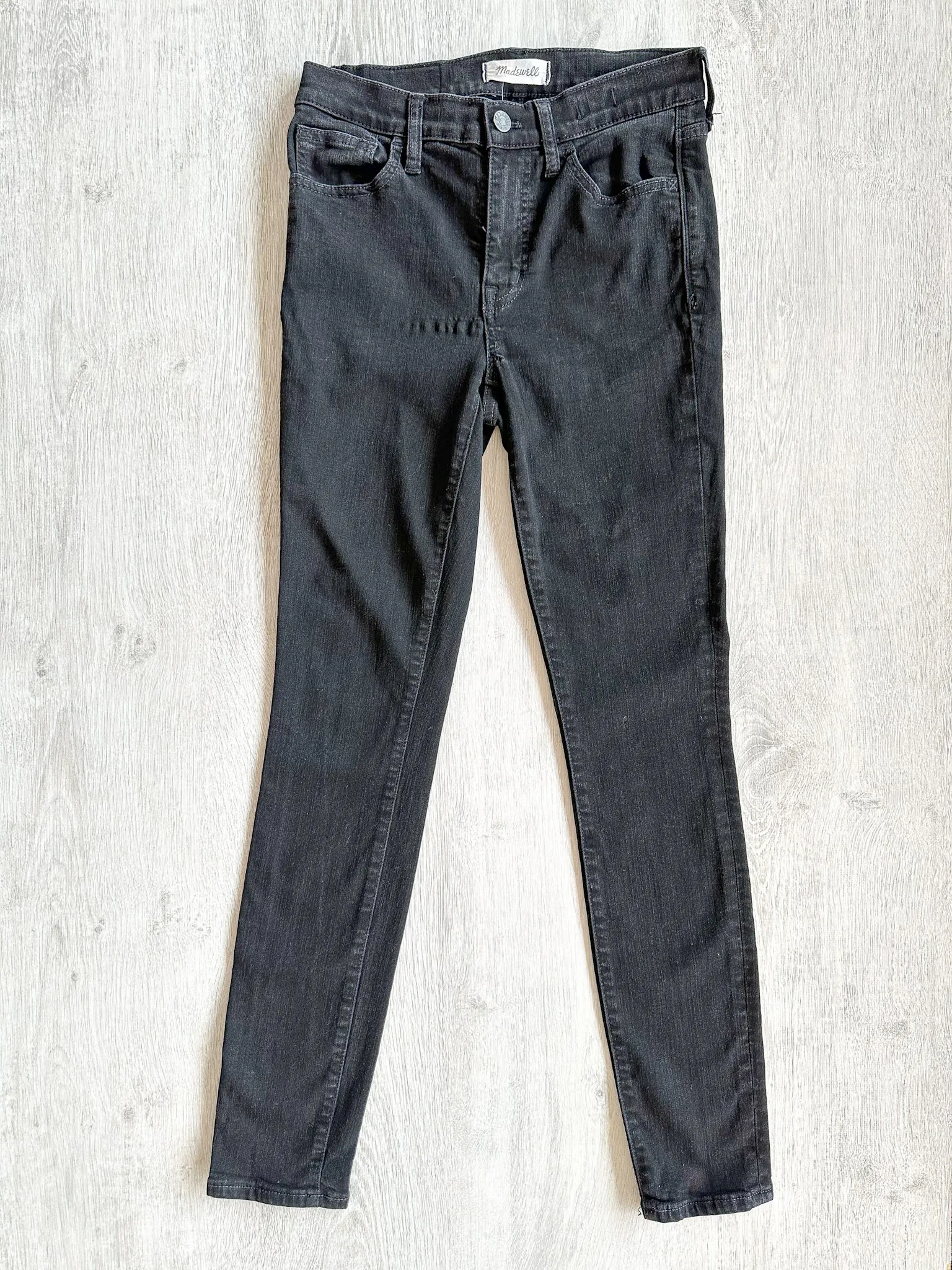 Madewell Roadtripper Bennett Black Skinny Jeans