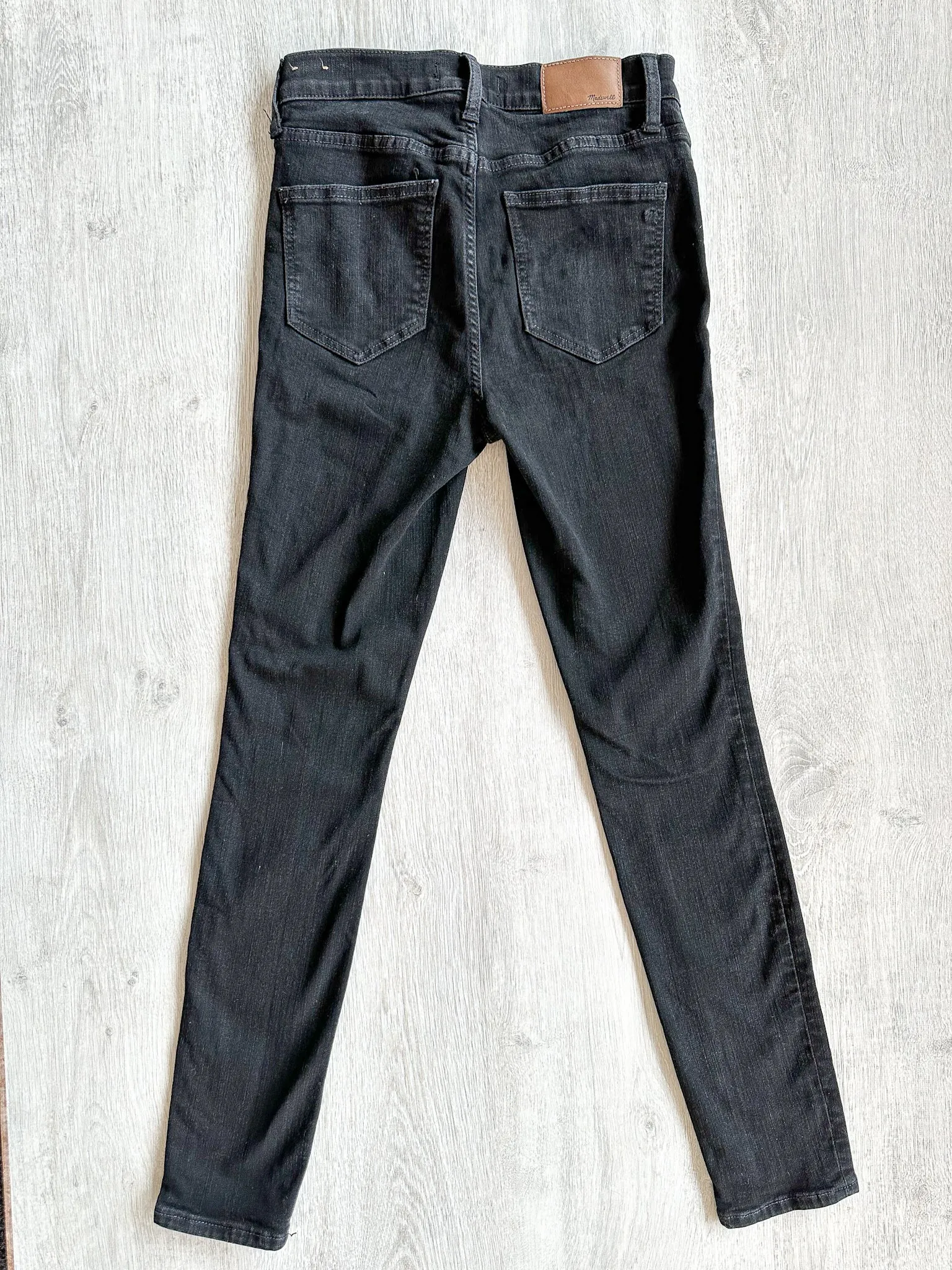 Madewell Roadtripper Bennett Black Skinny Jeans