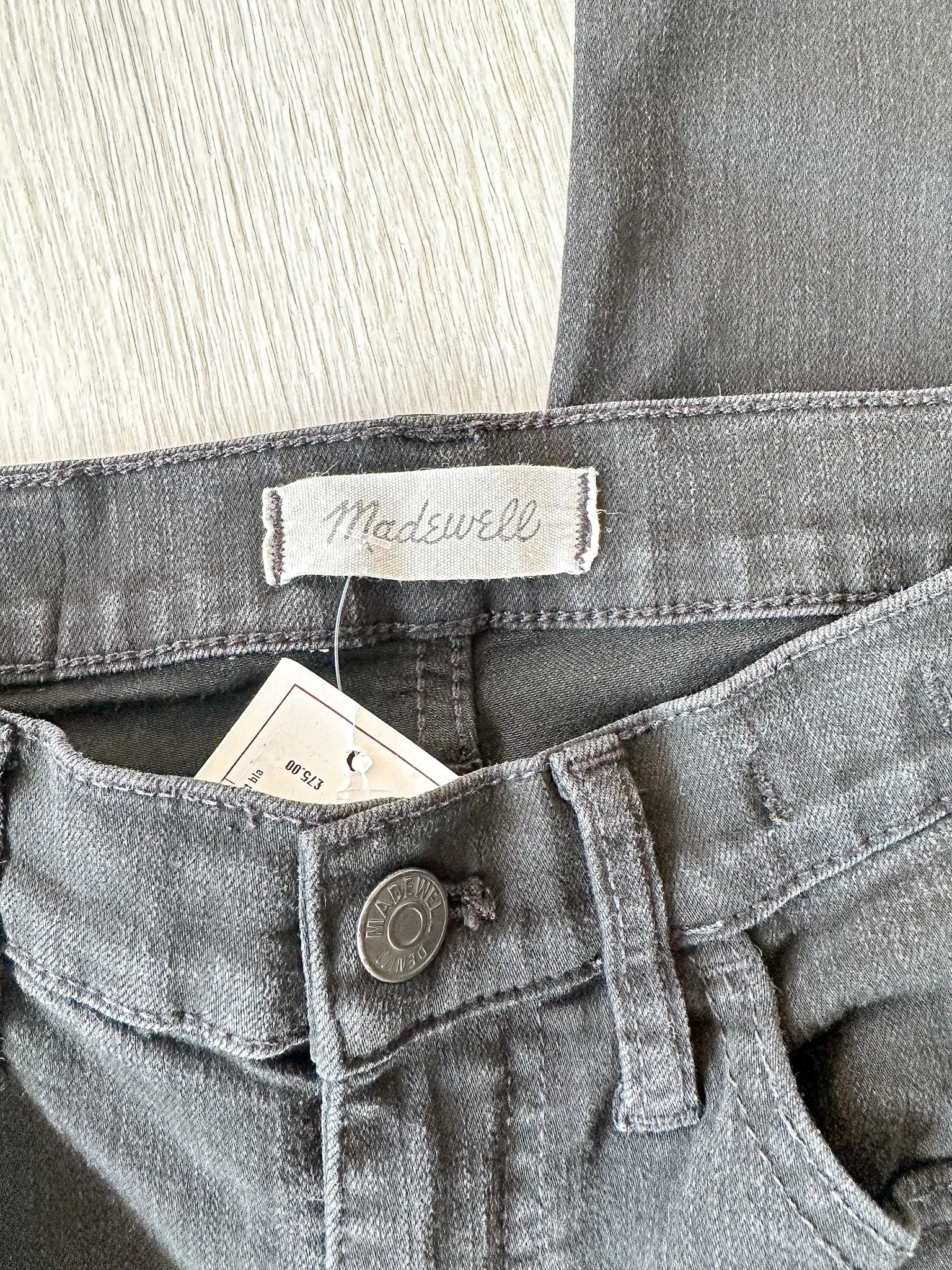 Madewell Roadtripper Bennett Black Skinny Jeans