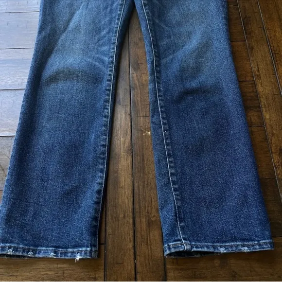 Madewell Slim Demi Boot denim jeans size 27 northaven wash