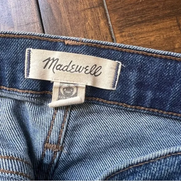 Madewell Slim Demi Boot denim jeans size 27 northaven wash