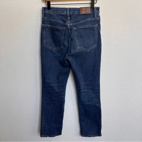 Madewell Slim Demi Boot denim jeans size 27 northaven wash