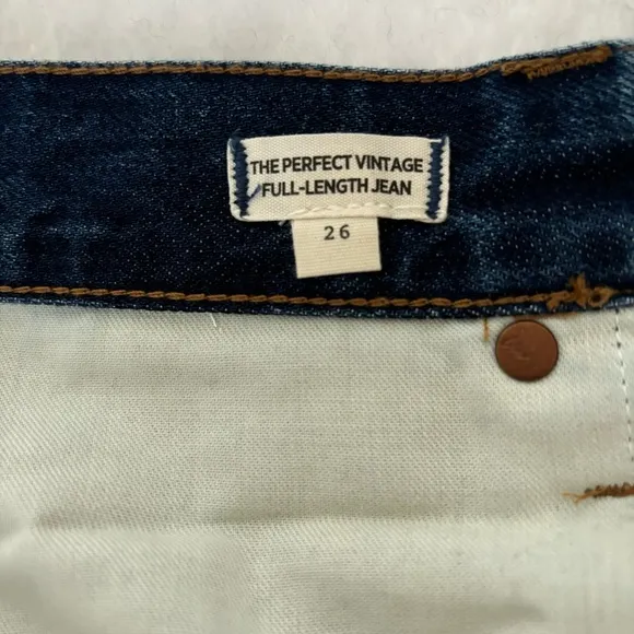 Madewell The Perfect Vintage Full-Length, size 26 NWT