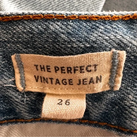 Madewell The Perfect Vintage Jean in Fitzgerald Wash Size 26