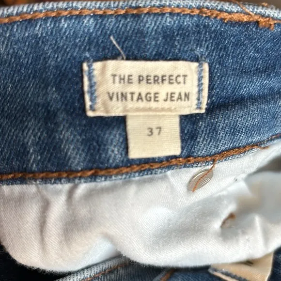 Madewell The Perfect Vintage Jeans NWT Size 37