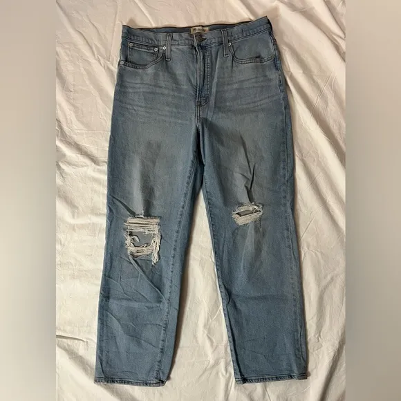 Madewell The Perfect Vintage Straight Jean in Reinhart Wash