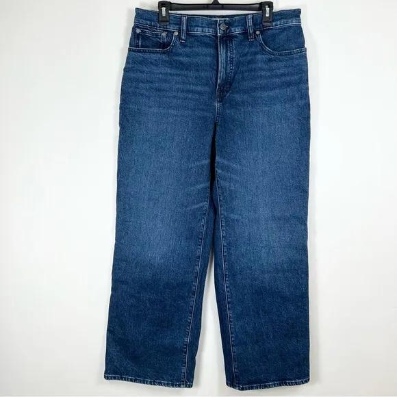 Madewell The Perfect Vintage Wide-Leg Jean in Nighthawk Wash Blue Size 31
