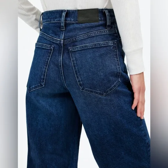 Madewell The Perfect Vintage Wide-Leg Jean in Nighthawk Wash Blue Size 31