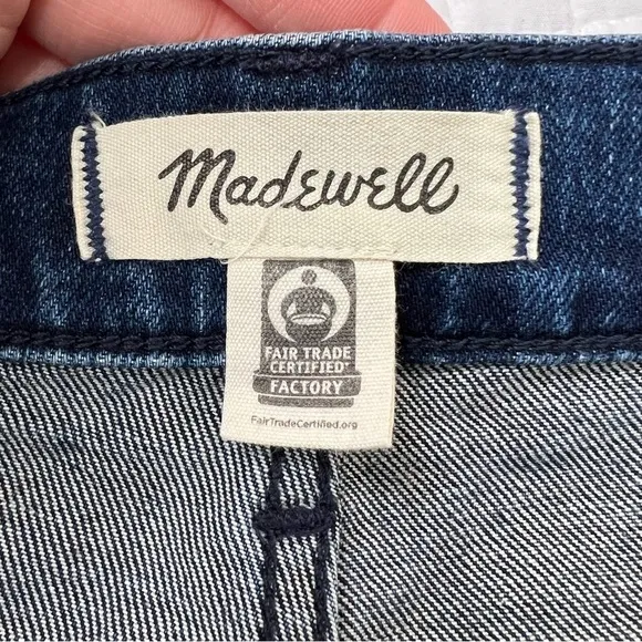 Madewell The Perfect Vintage Wide-Leg Jean in Nighthawk Wash Blue Size 31