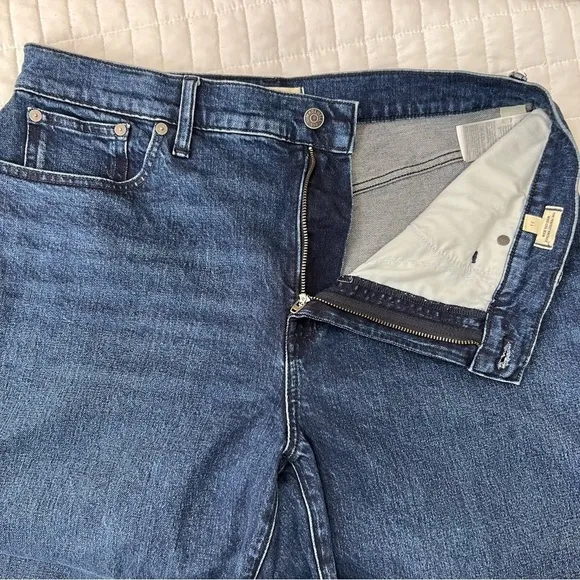 Madewell The Perfect Vintage Wide-Leg Jean in Nighthawk Wash Blue Size 31