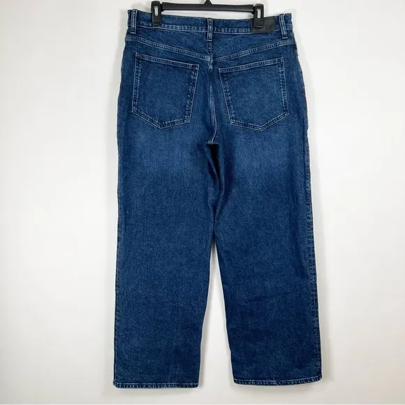 Madewell The Perfect Vintage Wide-Leg Jean in Nighthawk Wash Blue Size 31