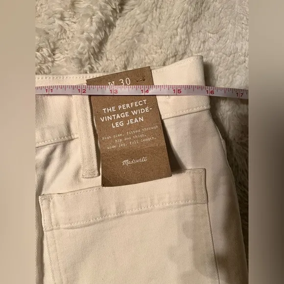 Madewell The Perfect Vintage Wide-Leg Jeans Size 30 NWT