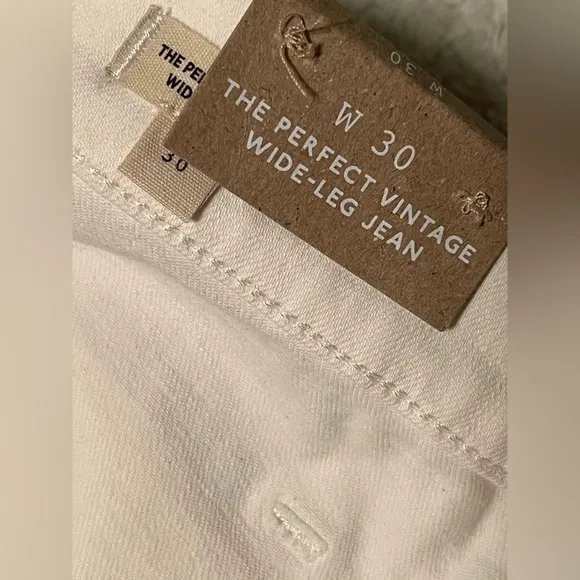 Madewell The Perfect Vintage Wide-Leg Jeans Size 30 NWT
