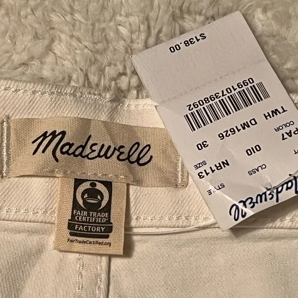 Madewell The Perfect Vintage Wide-Leg Jeans Size 30 NWT