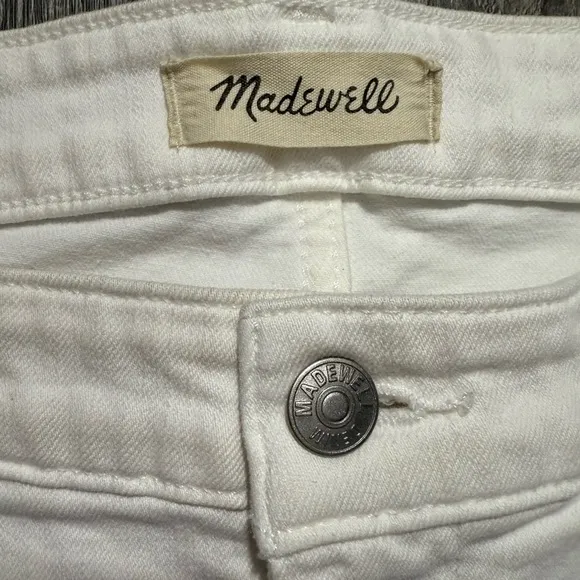 Madewell The Perfect Vintage Wide-Leg Crop Jean Tile White, 34