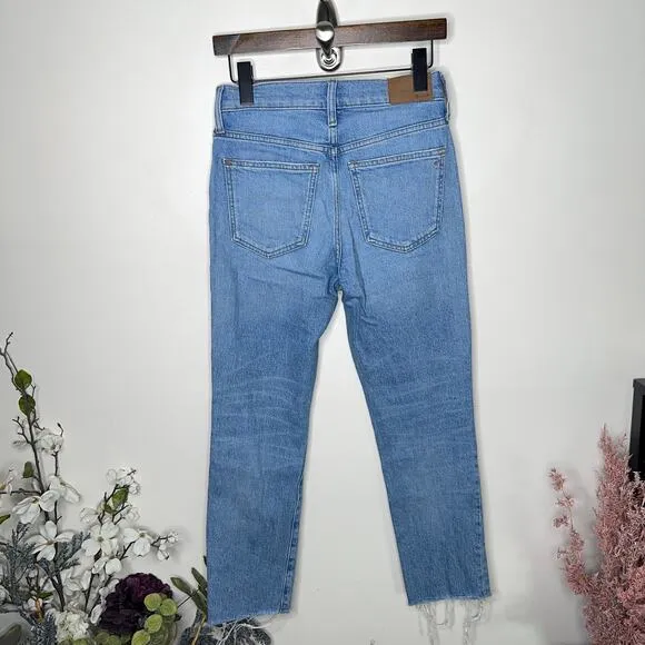 MADEWELL The Petite Perfect Vintage Jean in Coney Wash: Destroyed Edition {HH9}