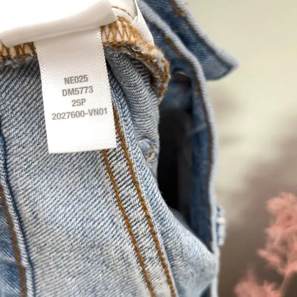 MADEWELL The Petite Perfect Vintage Jean in Coney Wash: Destroyed Edition {HH9}