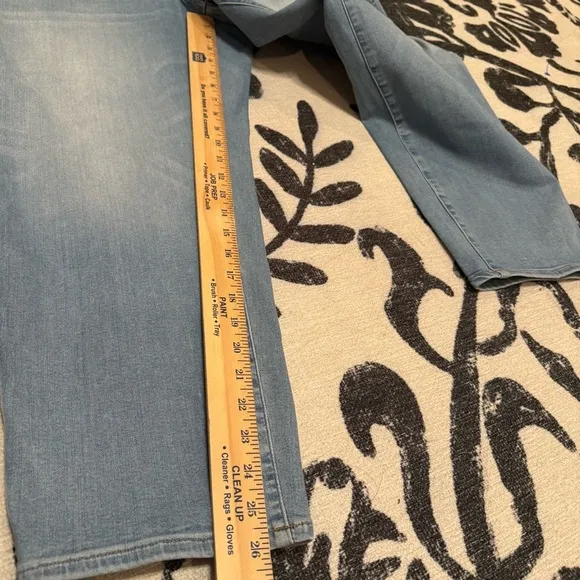 Madewell the Plus Mid-Rise Stovepipe Jeans in Abel Wash, Size 22W Magic Pockets