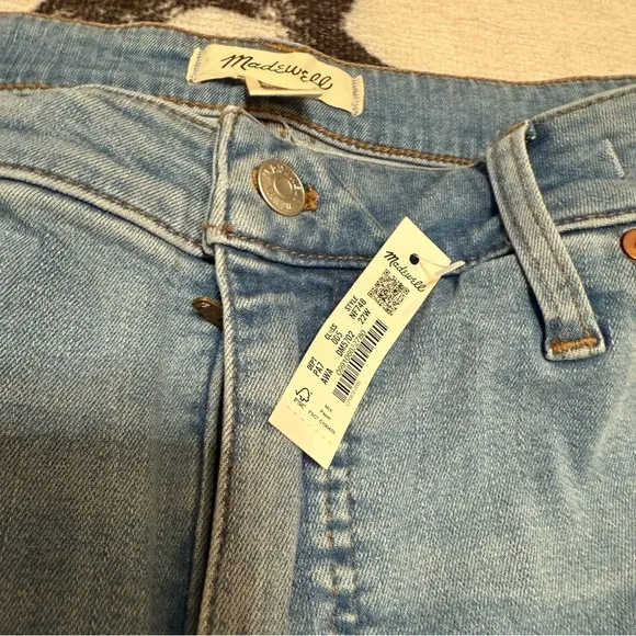 Madewell the Plus Mid-Rise Stovepipe Jeans in Abel Wash, Size 22W Magic Pockets