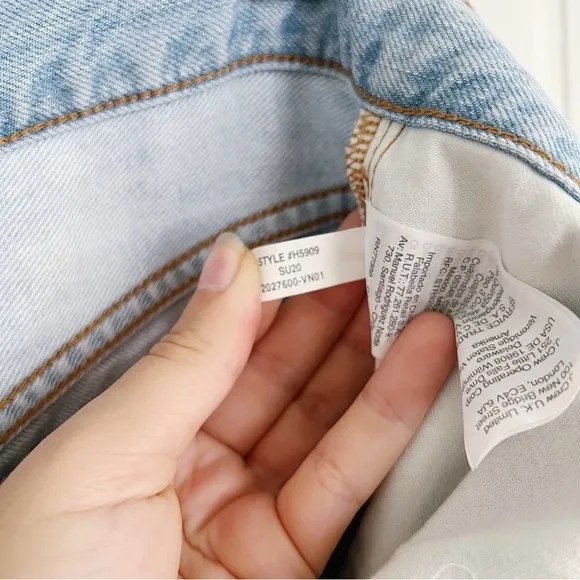 Madewell • The Tall Perfect Vintage Jean in Fitzgerald Wash light faded distress