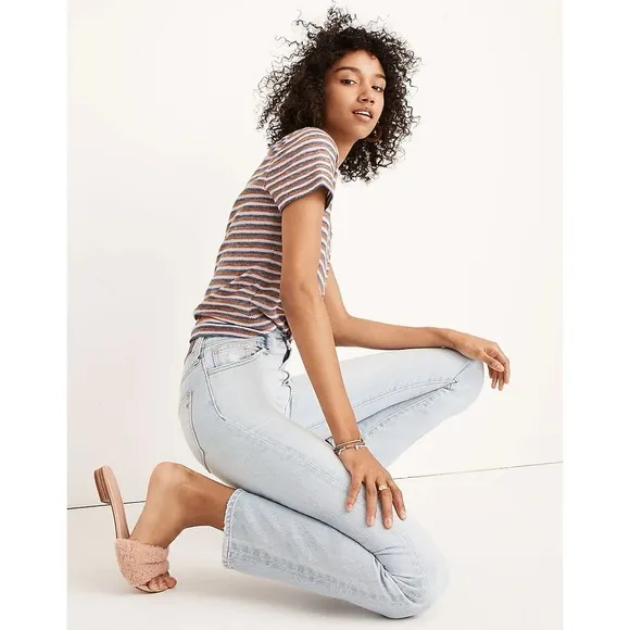 Madewell • The Tall Perfect Vintage Jean in Fitzgerald Wash light faded distress