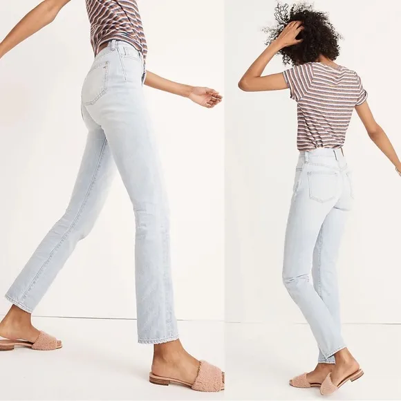 Madewell • The Tall Perfect Vintage Jean in Fitzgerald Wash light faded distress