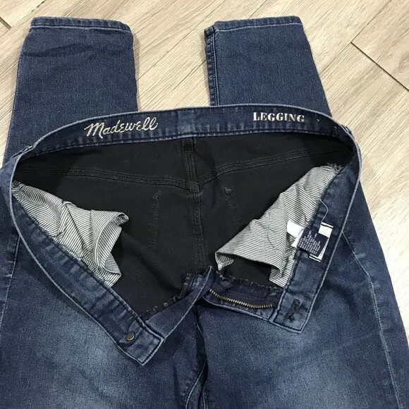 Madewell Womens Blue Legging Stretch Jeans Size 30