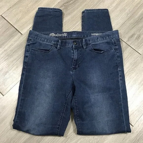 Madewell Womens Blue Legging Stretch Jeans Size 30