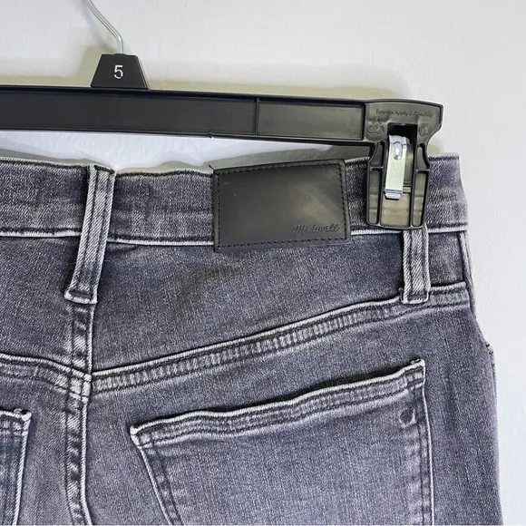 MADWELL 10in high rise skinny crop jeans
