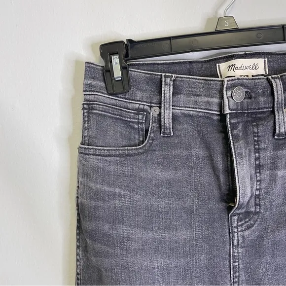 MADWELL 10in high rise skinny crop jeans