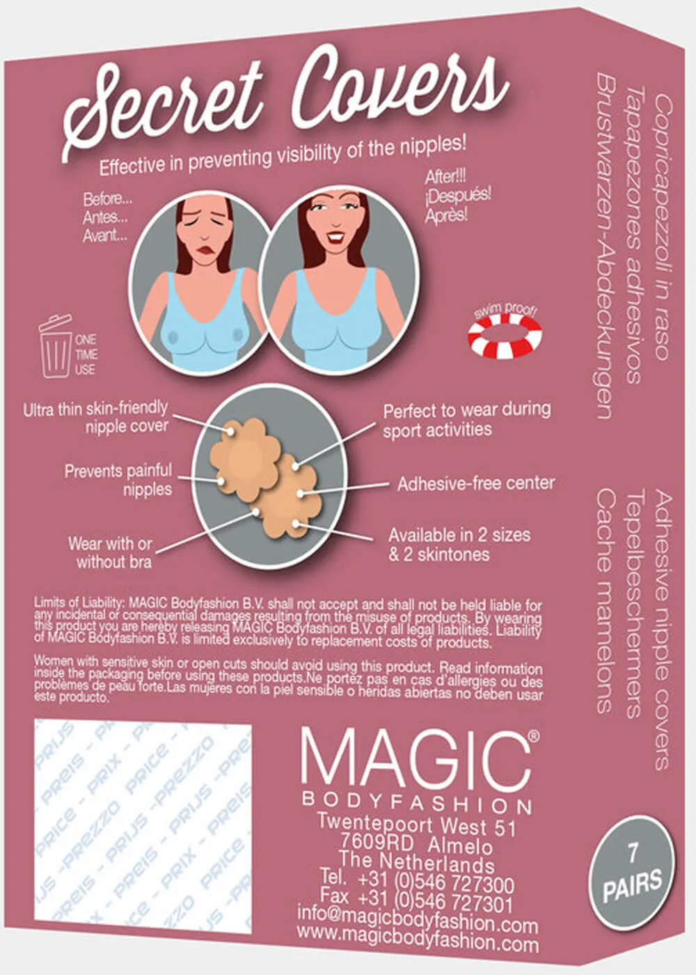 Magic Bodyfashion Secret Nipple Covers Latte