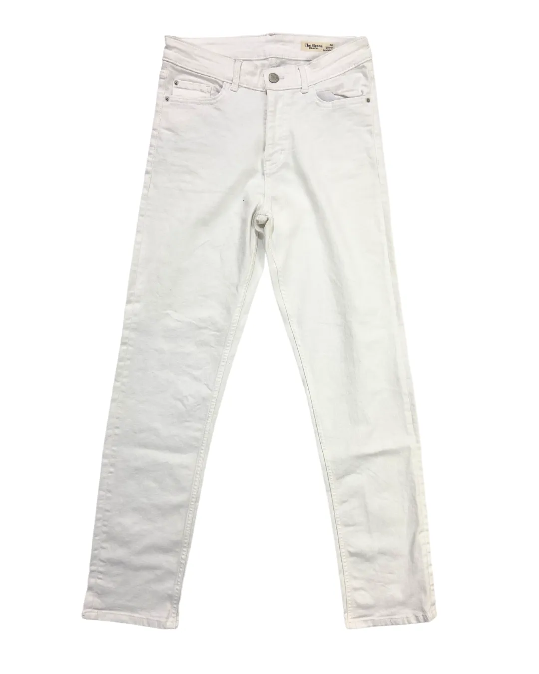 M&S White Slim-Fit Jeans