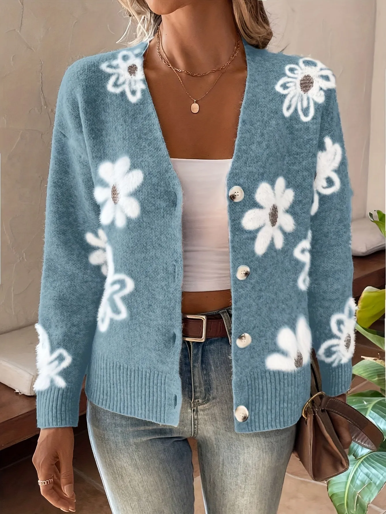 Maria Eugenia® | Cozy Bloom sweater