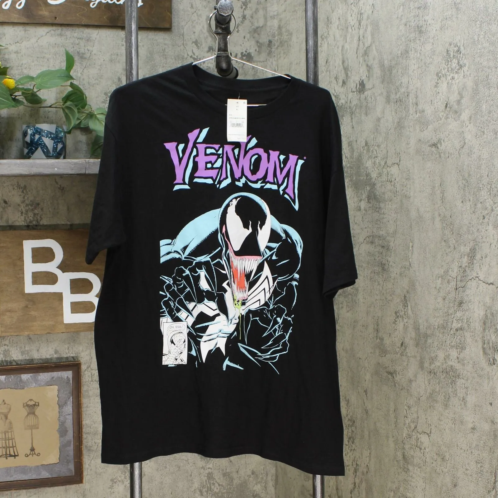 Marvel Men's Short Sleeve Venom Graphic T-Shirt
